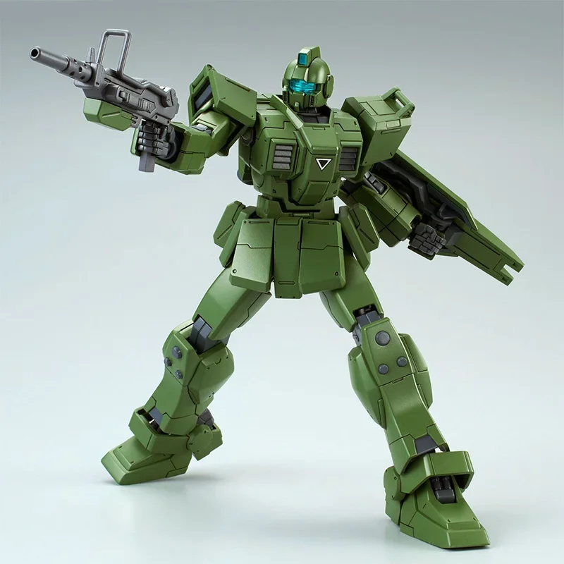 Bandai en Stock HG 1/144 Original RGM-79 [G] GM SNIPER traje móvil Aninm figura de ensamblaje de acción completa modelo juguete regalos para niños conjunto
