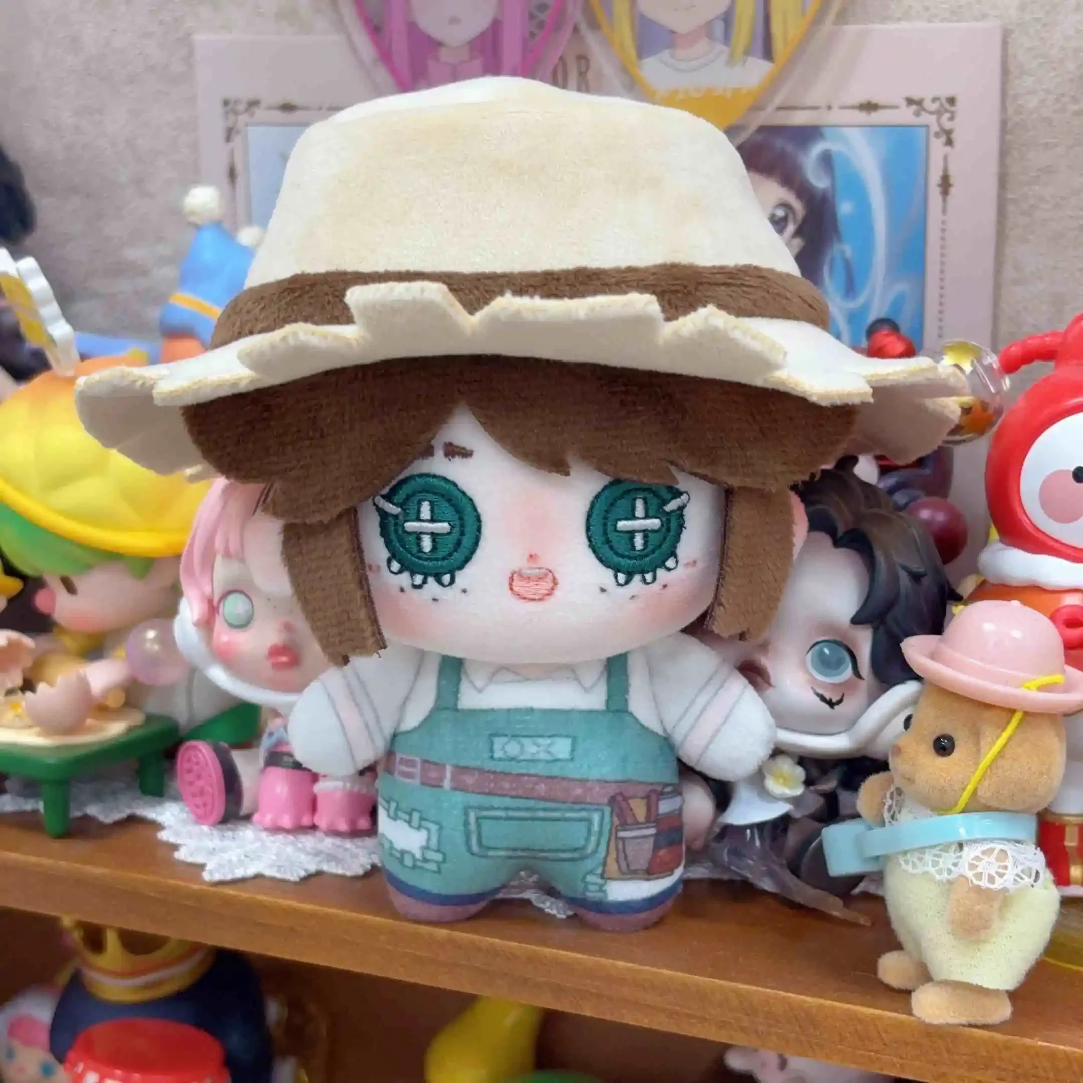 

10 см игра Identity V садовник Эмма Вудс мини плюшевая хлопковая кукла кулон очаровательный морская звезда брелок для тела игрушки подарок на день рождения