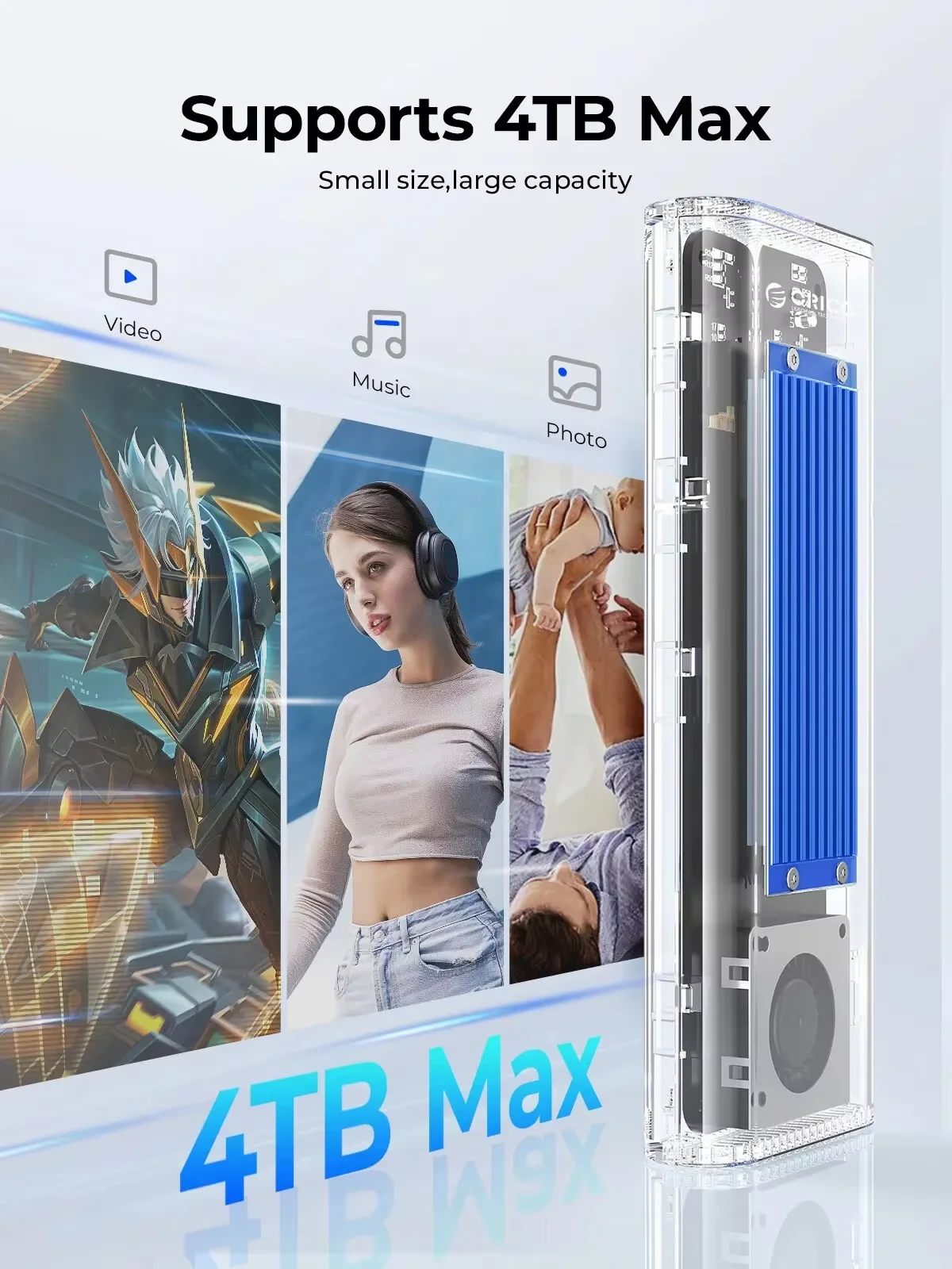 Внешний корпус для SSD M.2 NVM – обзор и цена Thunderbolt 4 External Ssd 4Tb