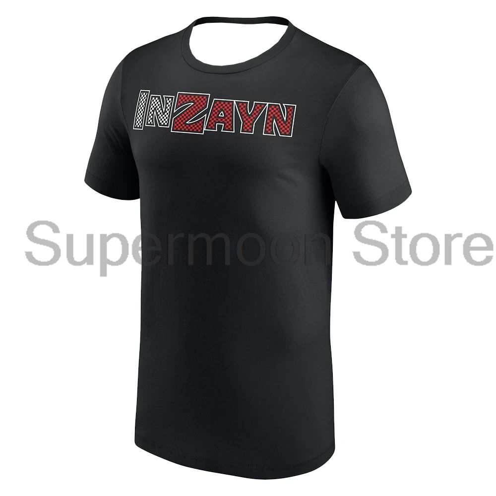 Men's Black Sami Zayn Debut Authentic T-shirt Crewneck Short Sleeve Polyester Tee Women Outdoor Streetwear Tops
