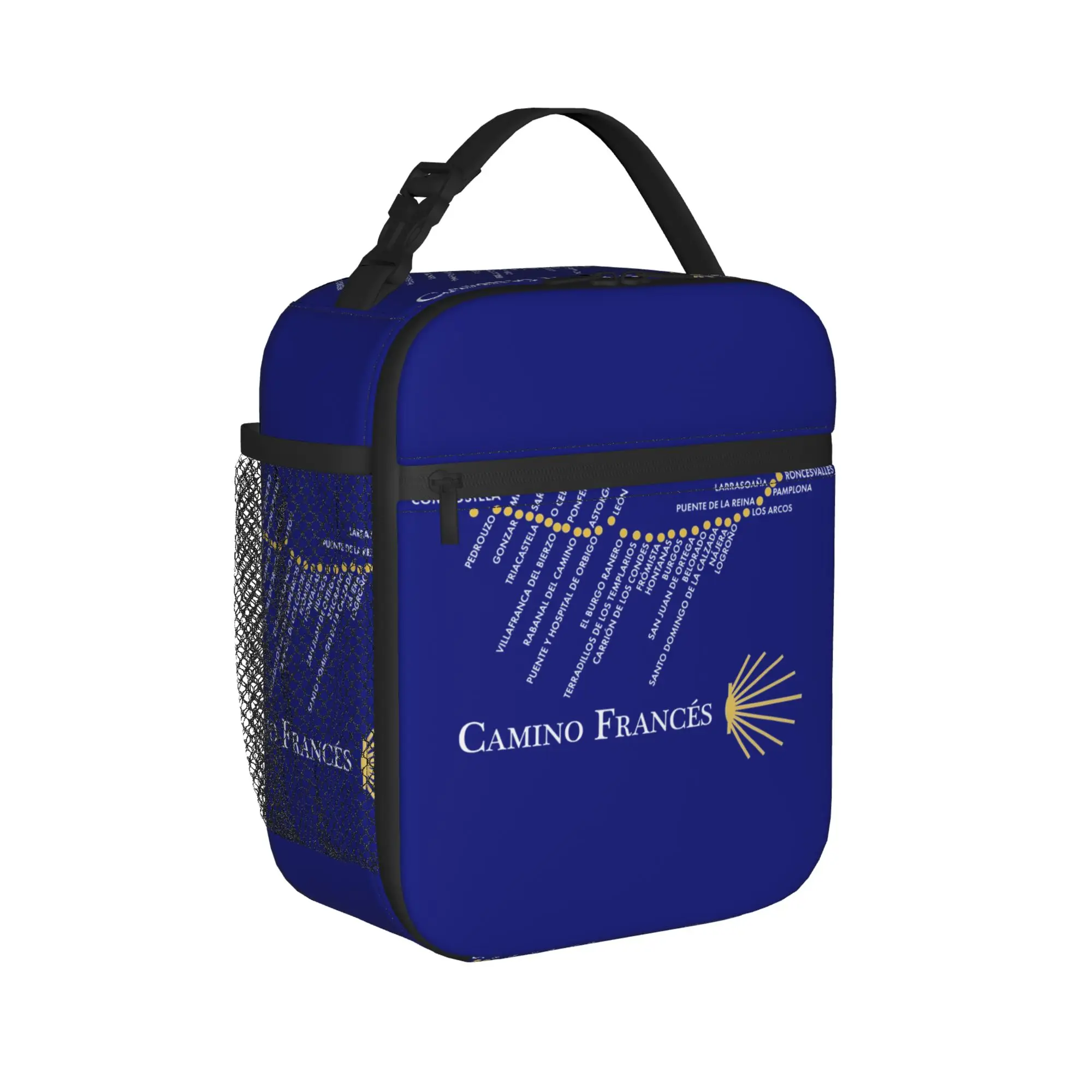 Camino de Santiago Frances Insulated Lunch Bag High Capacity  Lunch Container Cooler Bag Tote Lunch Box Beach  Outdoor Men Women