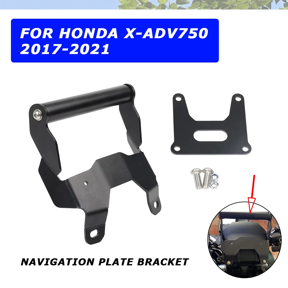 Motorcycle Windshield Stand Holder Mobile Phone GPS Navigation Plate Bracket For HONDA X-ADV750 X-ADV 750 XADV 750 2017 - 2021