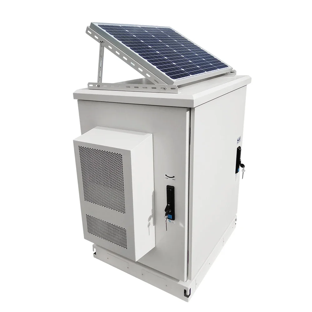 IP65 Customized Waterproof 42u Lithium 48v 100ah Rack Outdoor New Power Solar Panel Battery Cabinet