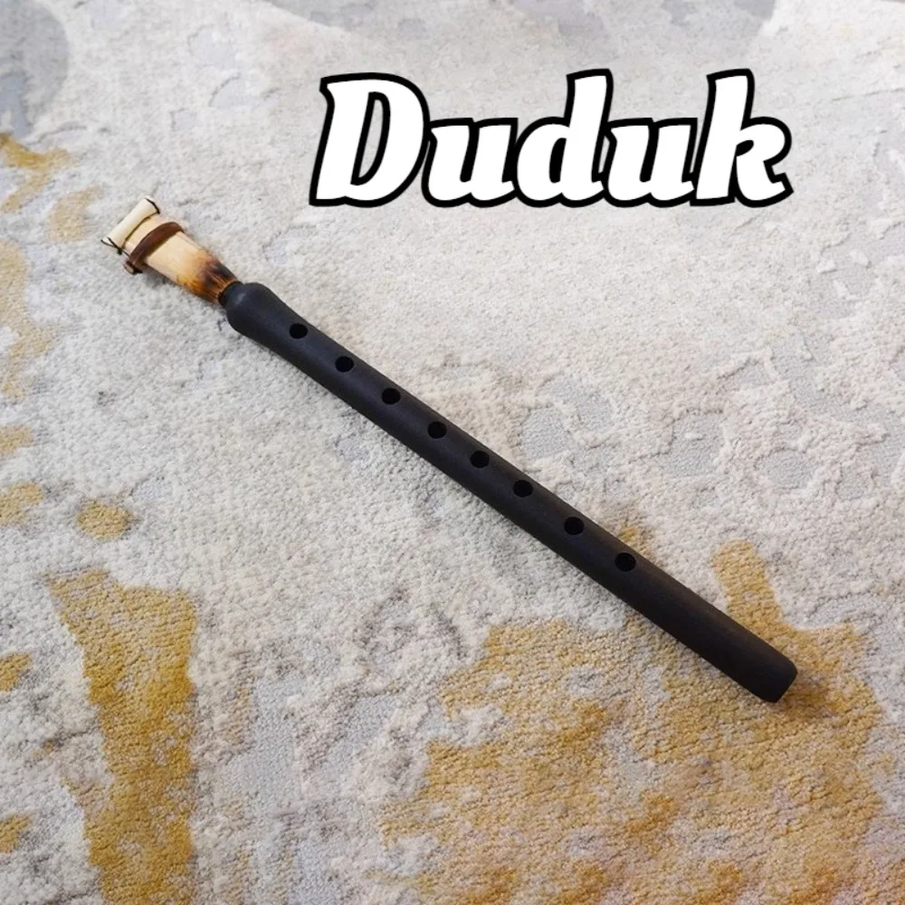 Flauta Duduk hecha a mano de madera maciza, instrumento de meditación de doble caña, terapia de sonido Duduk, instrumentos musicales nacionales armenio