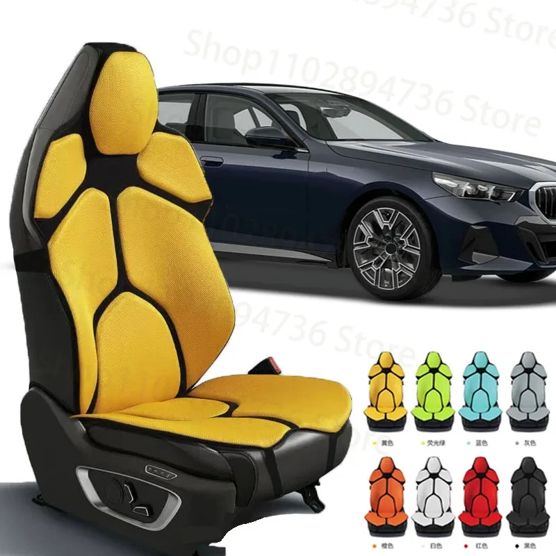 

FOR BMW 525i M F10 F11 520i Cushion Car Seat Chair Back Mesh Lumbar Back Brace Massage Back Pad Support Home Office Accessories
