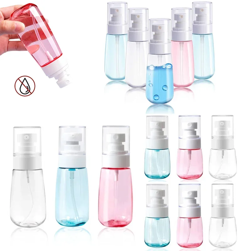 10PCS 30/60/100ml Empty Refillable Fine Mist Spray Bottles Lotion Bottles for Perfume Essential Oils Travel Cosmetic Containers