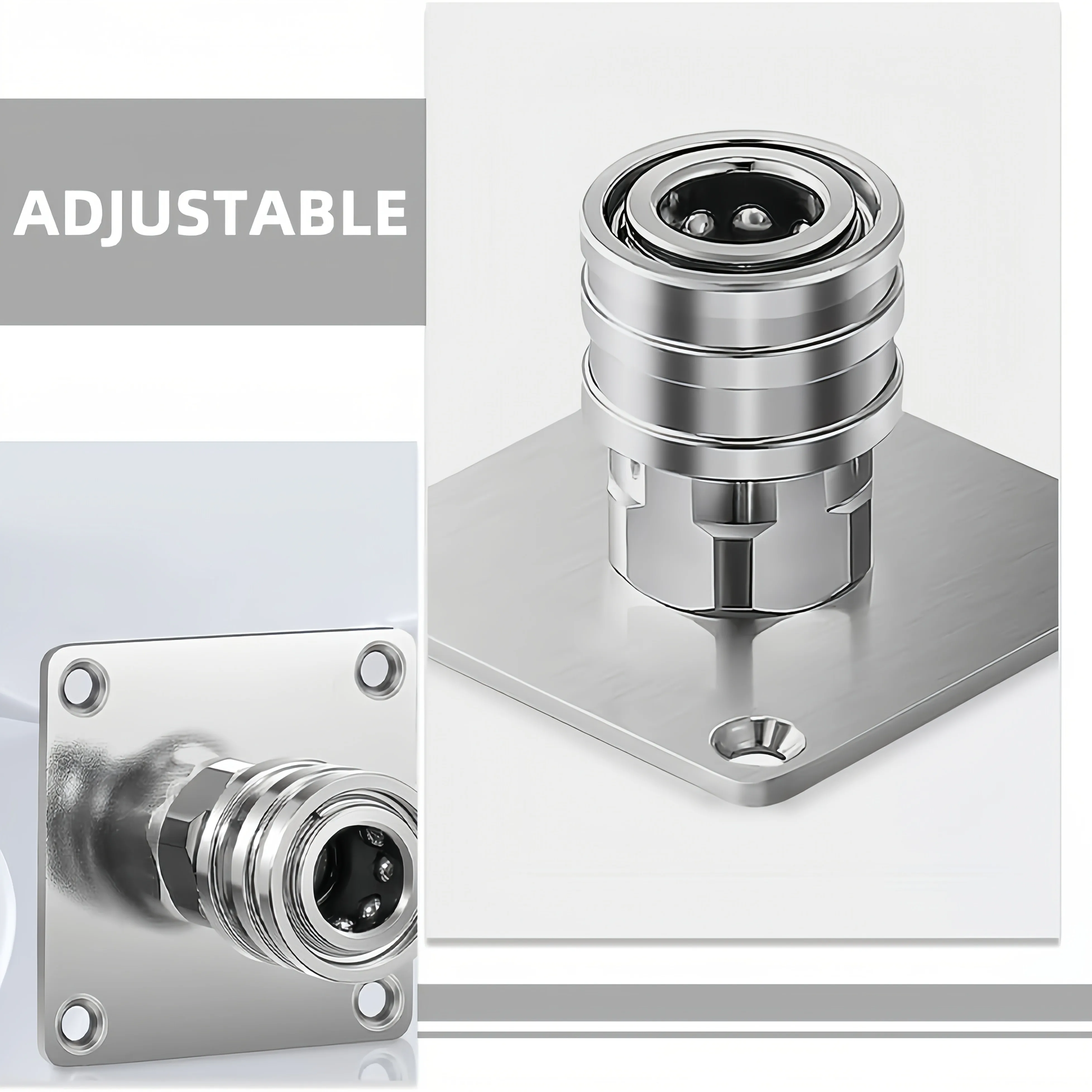 Wall‑mounted Storage Rack for Pressure Washer Accessories, Fixing Bracket for Quick‑Connect Fittings, Space‑Saving Design