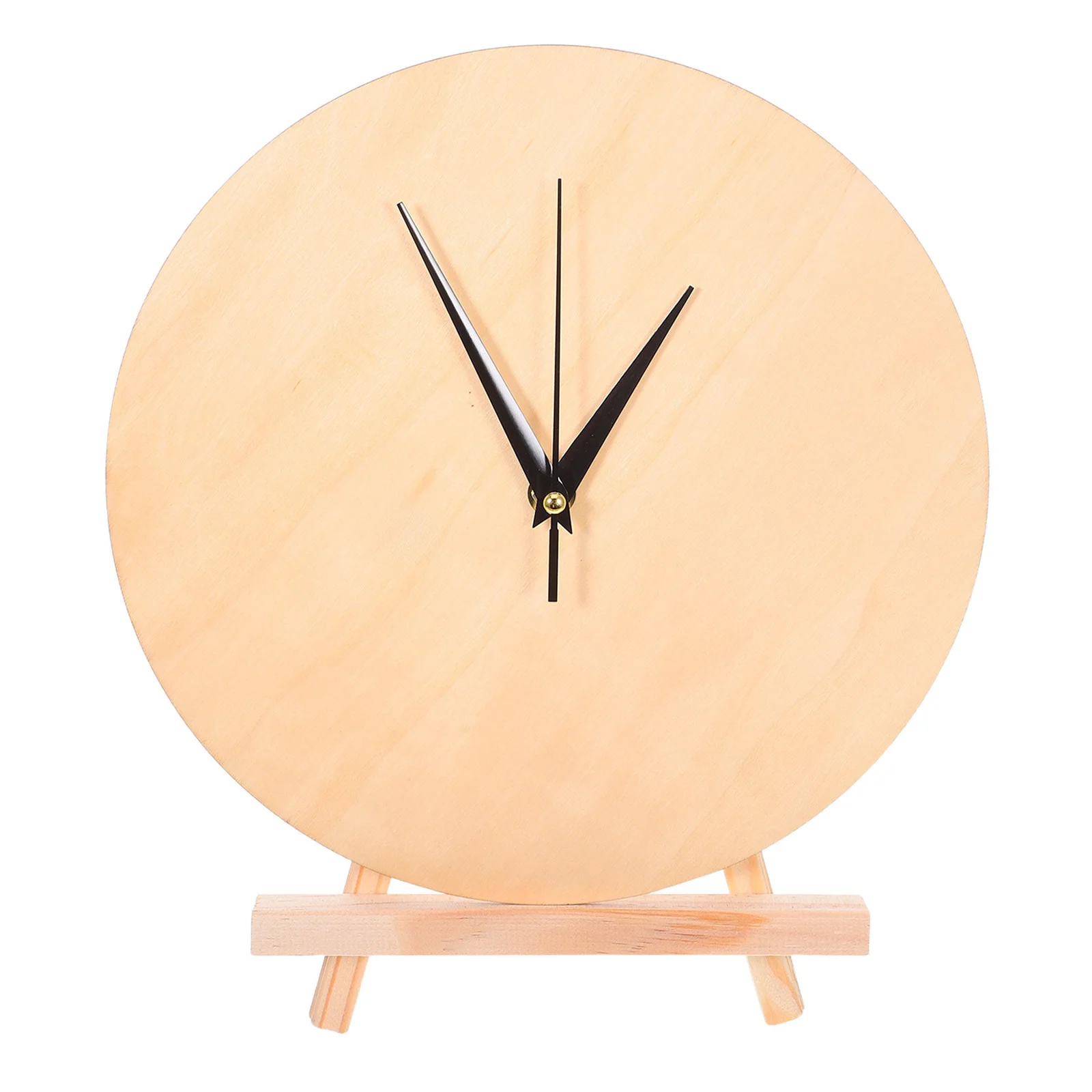 

1Set Unfinished Wood Clock Dial 12Inch Round Craft Base for DIY Clock Making Painting Creative Family Craft Projects Classroom