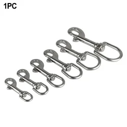 1PC Hook 316 Stainless Steel Swivel Eye Bolt Spring Snap Hook 65/72/82/91/100/126mm Marine Diving D Ring Snap Hooks With Swivel