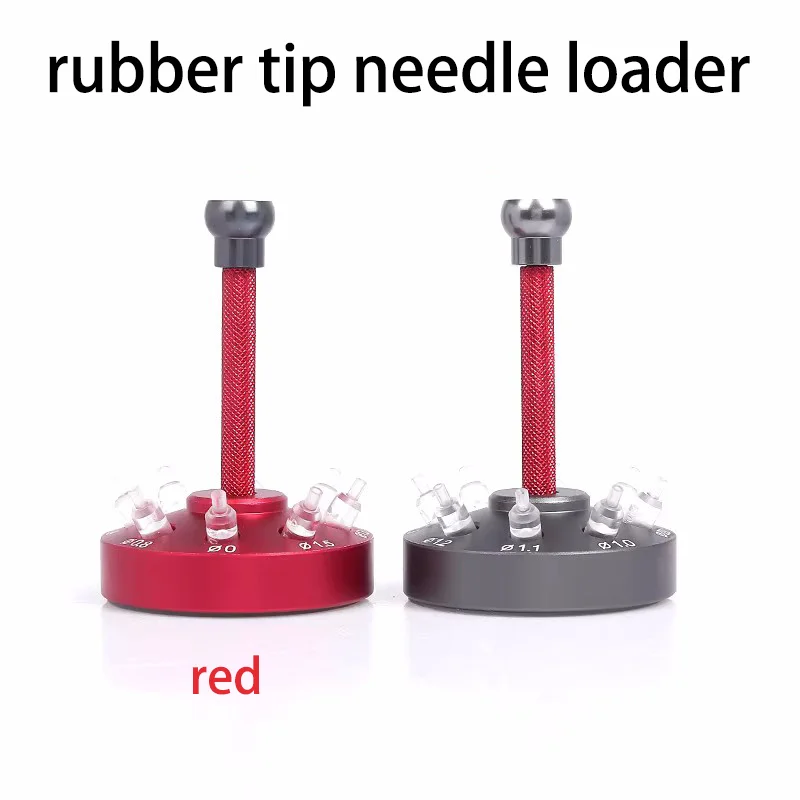 Table Repair Tool 8-Rubber Head Manual Needle Loader Device Table Needle Loader Watch Needle Installation Pen Needle Presser