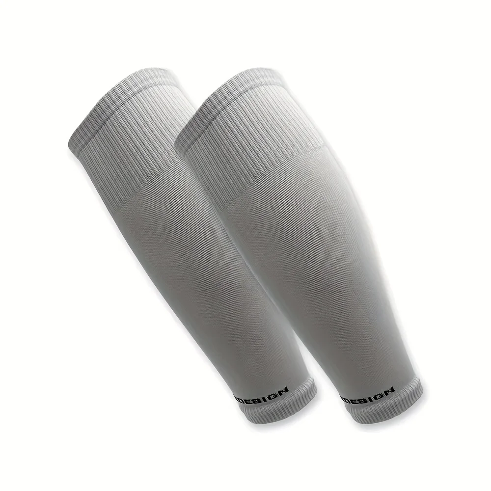 Copri calzini da calcio a compressione, scaldamuscoli a compressione, calzini per polpacci con assorbimento del sudore