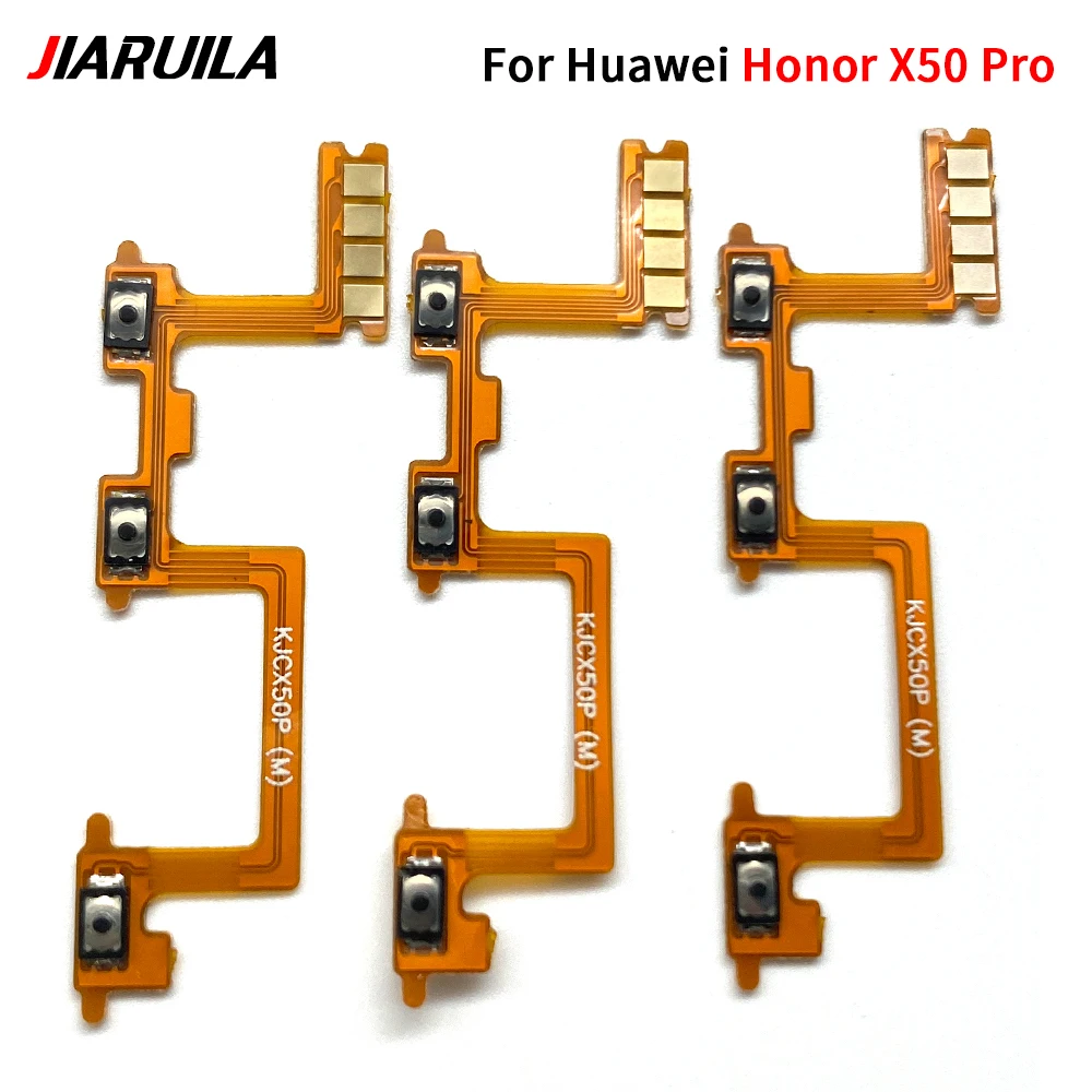 10Pcs, Power On Off Volume Side Button Key Flex Cable For Huawei Honor X5 X6 X6s X6A X6B X7 X7A X7B X8 X8A X8B X9 X9A X9B 4G 5G