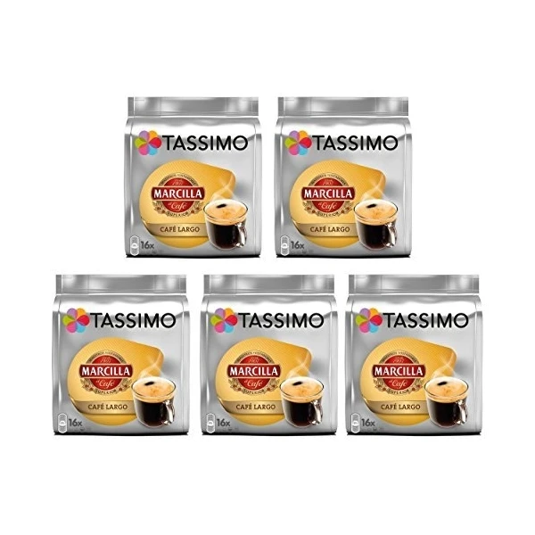 TASSIMO MARCILLA CAFE LARGO 5 PACK