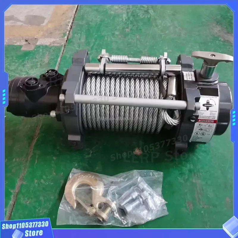 JP050 5 Ton Hydraulic Recovery Winch For Truck Wrecker 50kN Pulling Power Heavy Duty Off Road Vehicle Rescue Equipment Heavy