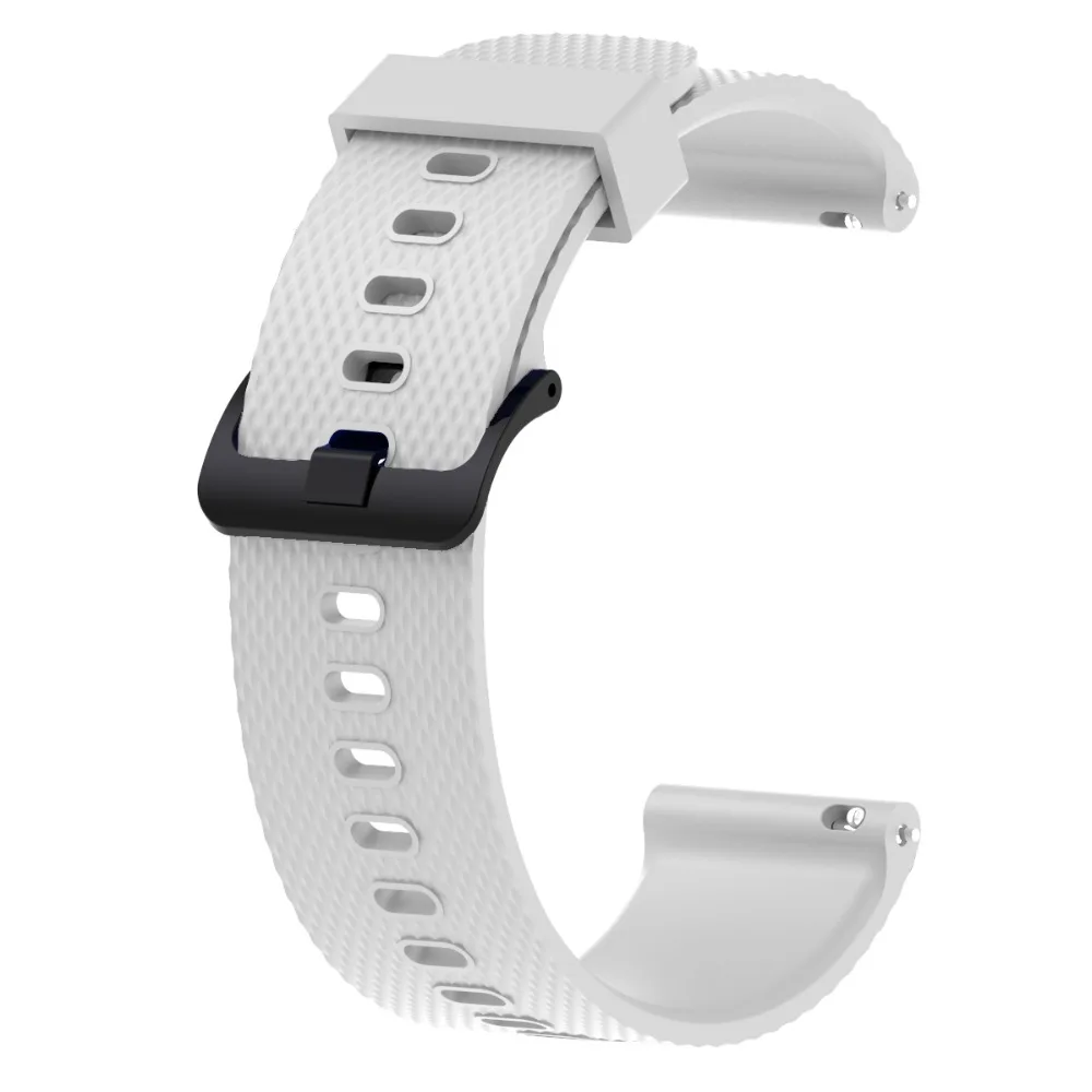 FIFATA For Garmin Forernunner 245/Vivoactive 3/Venu Replacement 20MM Sport Silicone Watch Strap For Amazfit GTS/Bip Smart Watch