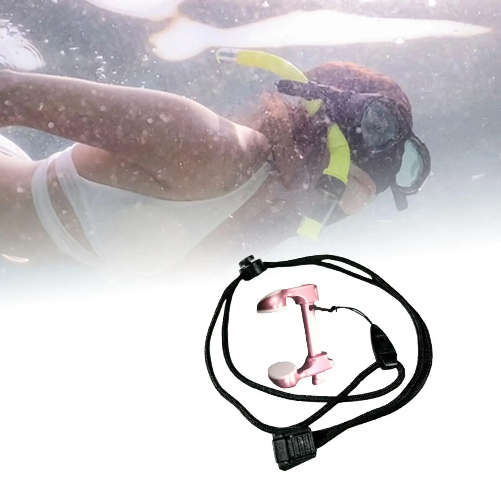 Swimming Nose Plug Diving Nose Clip Practical Pink Non Slip, Waterproof Swim Nose Clip Nose Protector for Diving raining Pool