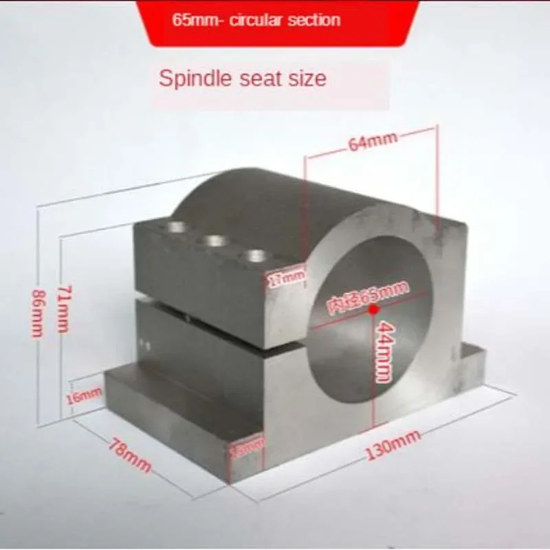 New 80/100/ Lathe Spindle, High-speed Spindle, Lathe Head Assembly, with Flange, Spindle Flange Integrated