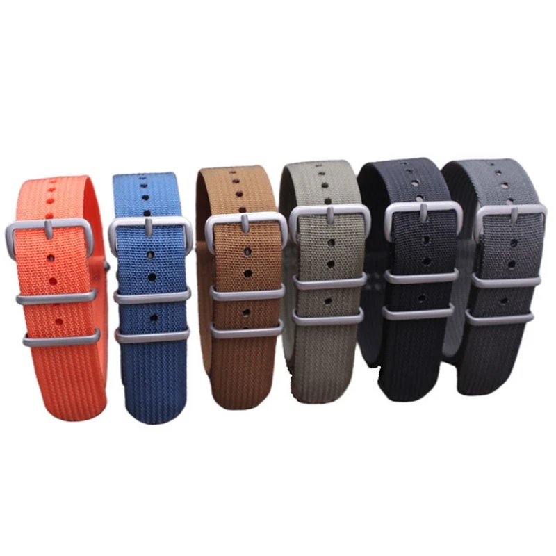 

High Quality Nylon Watchband Sport Long Zulu Watch Strap Premium Military Casual Army Waterproof 18mm 20mm 22mm 24mm bracelet