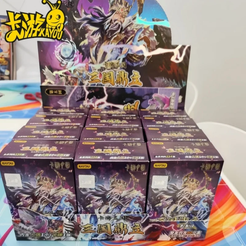 

Original KAYOU Three Kingdoms Rubber Doll Blind Box Collect Stars Vol.5 Sima Yi Liu Bei Eraser Peripheral Collection Toy Gifts