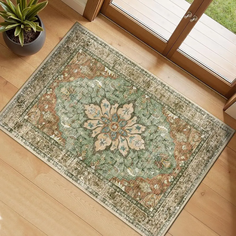 

Коврики для кухни и прихожей 2'x3' - нескользящие, моющиеся, кирпично-красные, ржаво-желтые, нейтрально-коричневые, оранжево-коричневые, зеленые