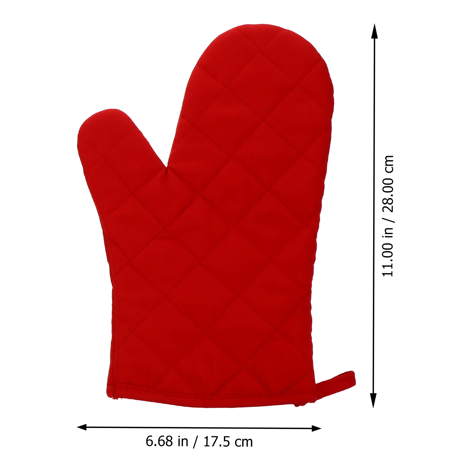 

1Pair Heat Resistant Kitchen Oven Gloves Thickened Cooking Baking Grilling Microwave Mitts Non-Slip Oven Gloves Pot Holder