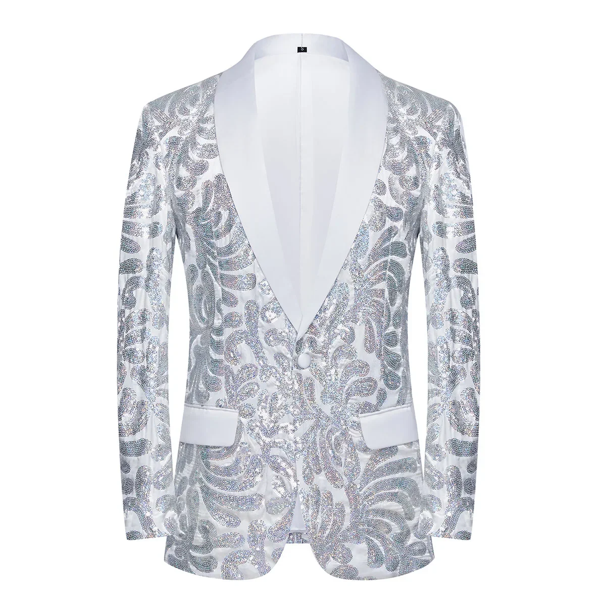 LIBIELIY 2025 Men's Fashion Handsome Sequin Color Ding Business Casual Banquet Trend All Match Boutique Suit Jacket