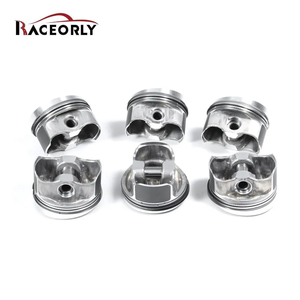 RACEORLY Pistons Rings Set STD For VW Touareg Audi Q7 3.6 VR6 11-17 CGRA CMVA