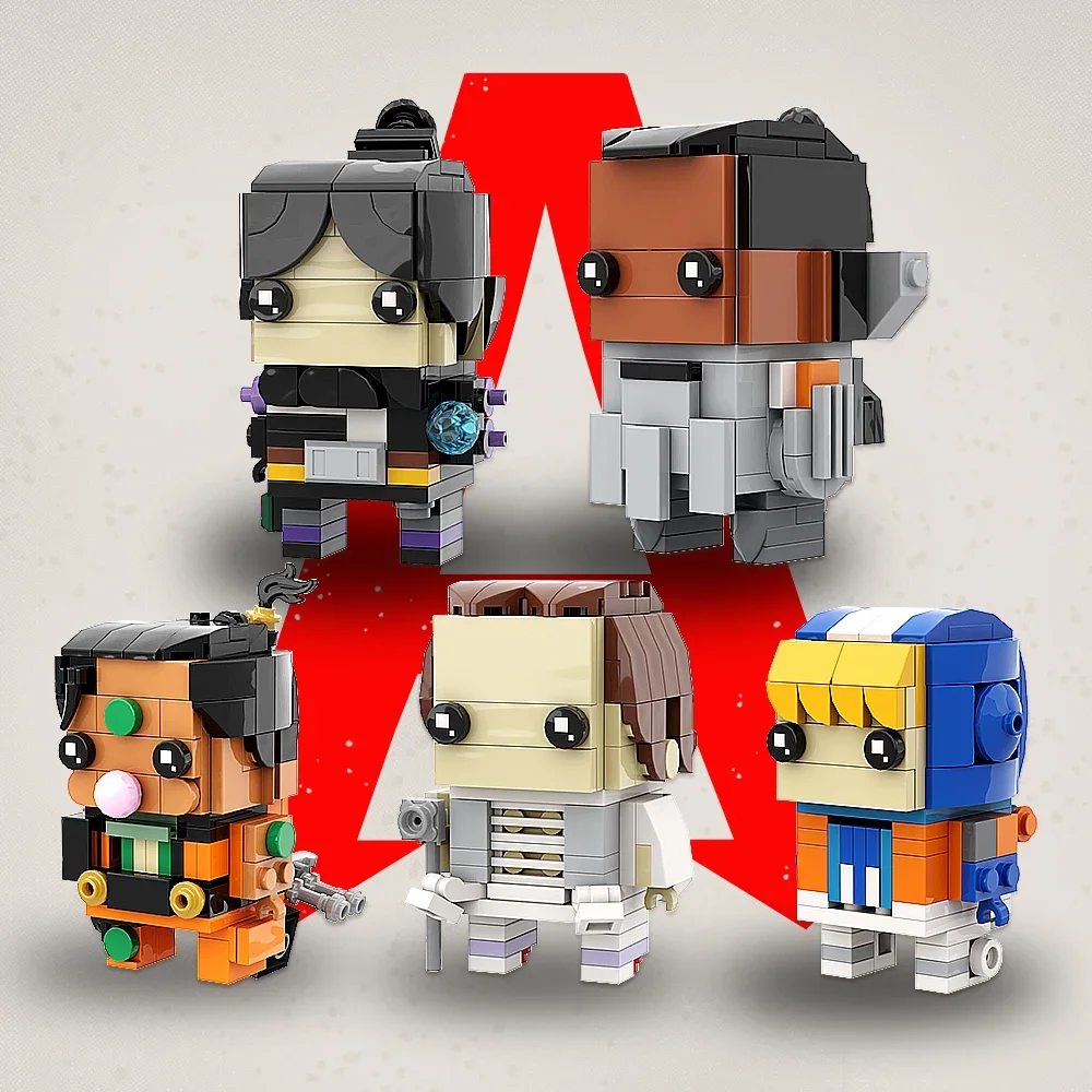 Moc Apexs Legendes Rol Octane Loba Valikili Gibraltar Brickheadzs Bouwsteenspel Het Spelersmodel Rolebricks Set Speelgoed Cadeau