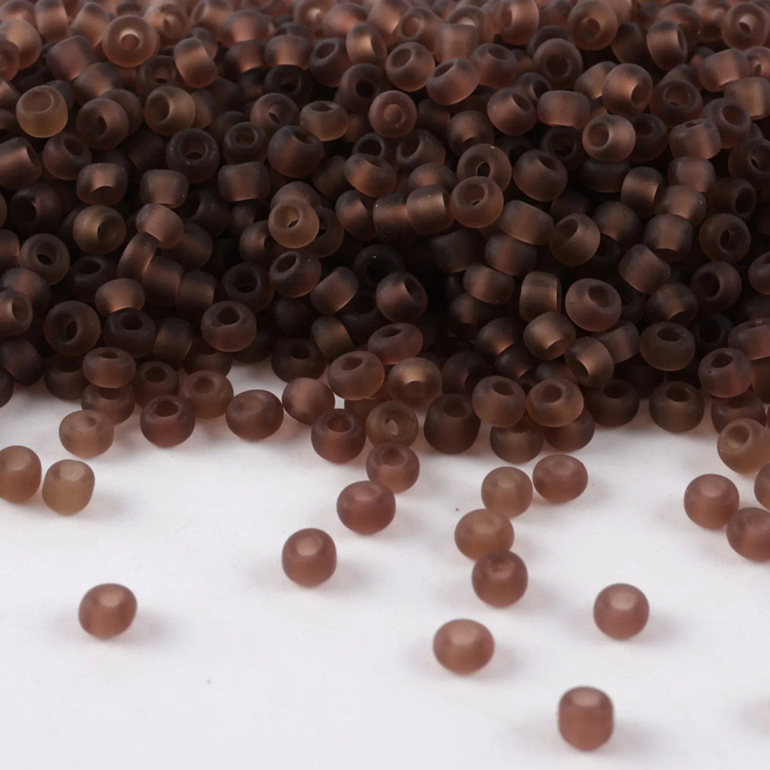 Hochwertige transparente matte Farbperlen CJ 11/0, 10g/Tube, geeignet für alle Arten von DIY-Bastelarbeiten usw. – Detail 21