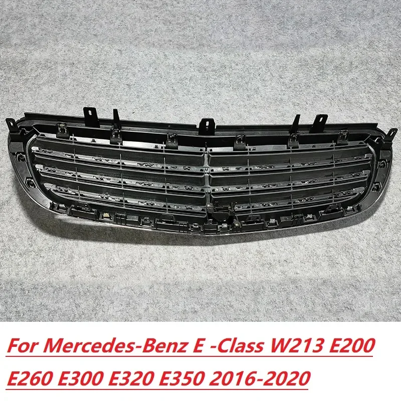 For Mercedes-Benz E -Class W213 E200 E260 E300 E320 E350 2016-2020 Front Bumper Grille Air Intake Grille Replacement