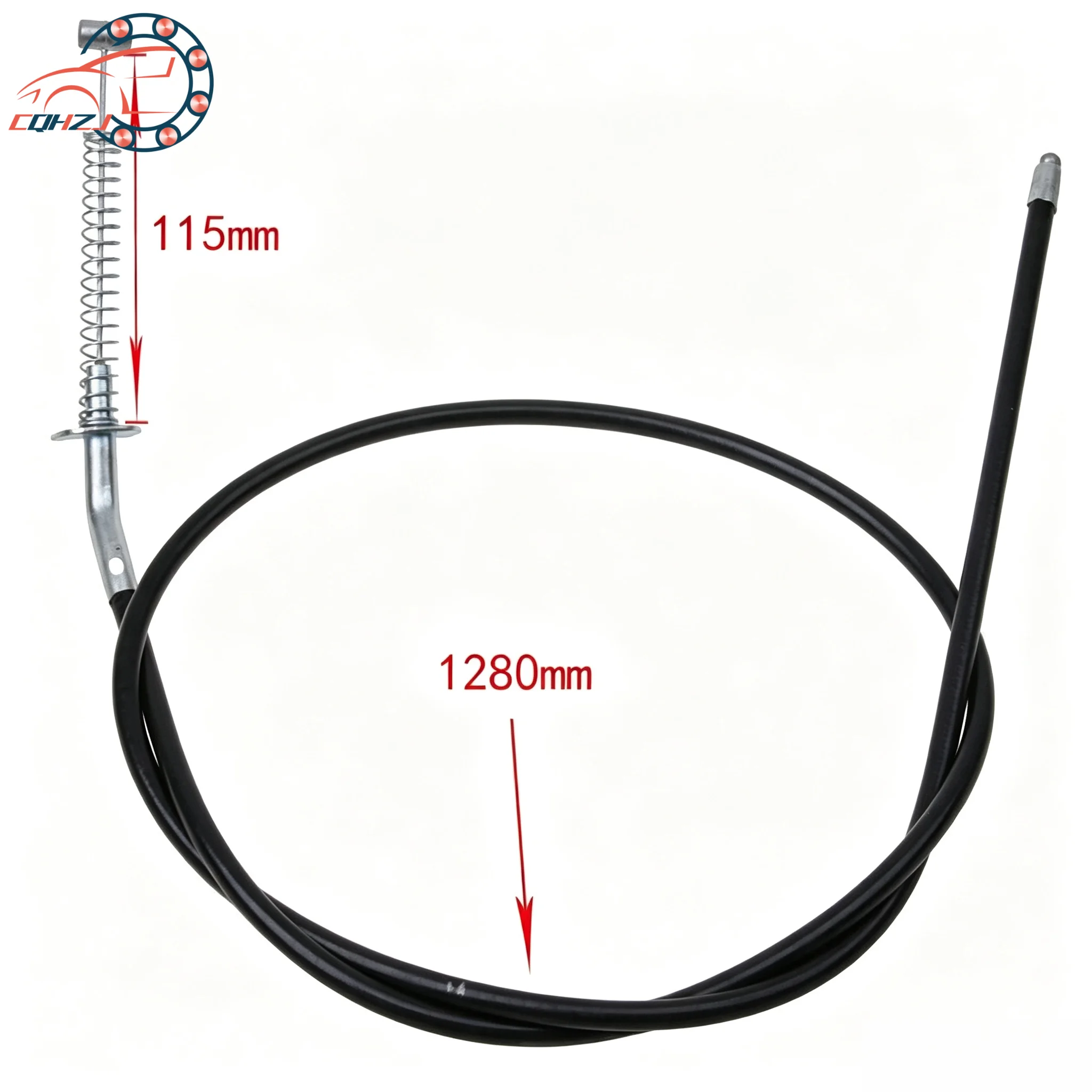 CQHZJ Front Dual Brake Cable Set For GY6 125 150 200 250cc ATV Quad Drum Brake Version Line Wire