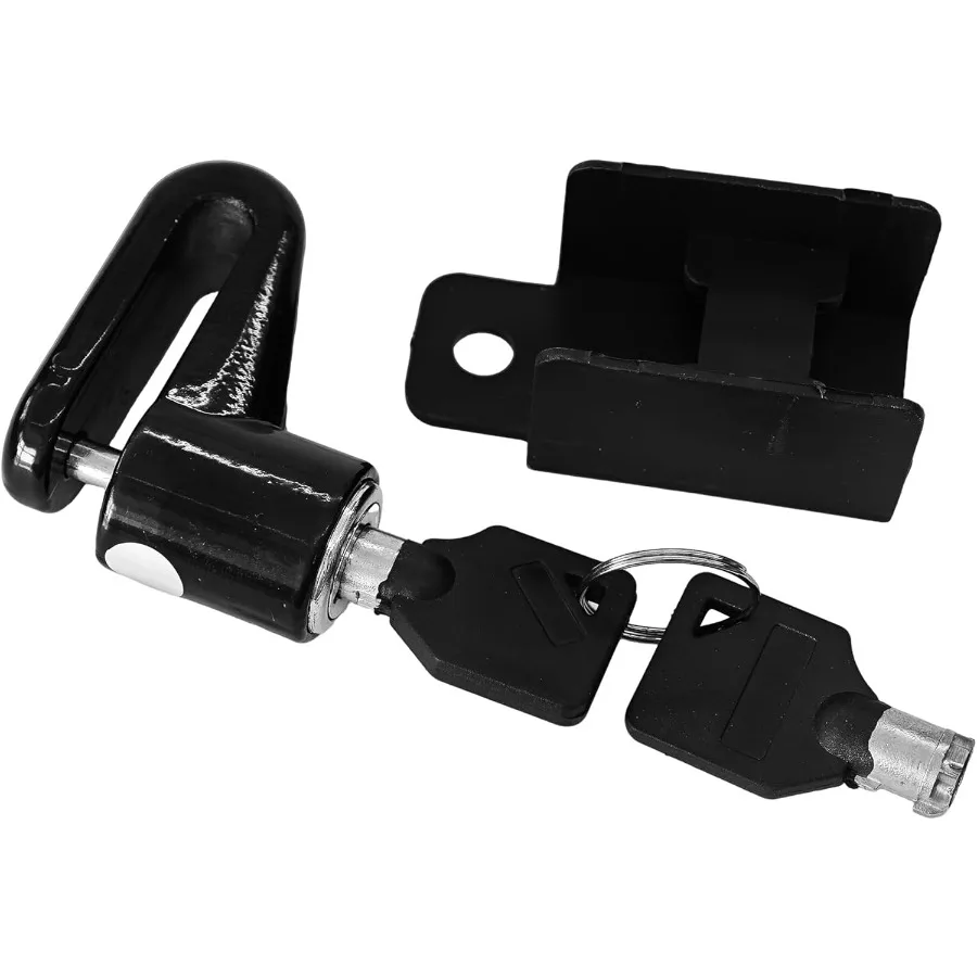 

Heavy Duty Motorcycle Bike Disc Brake Lock AntiTheft Waterproof Wheel Lock Safety Disc Lock Padlock for Scooters and Mountain R