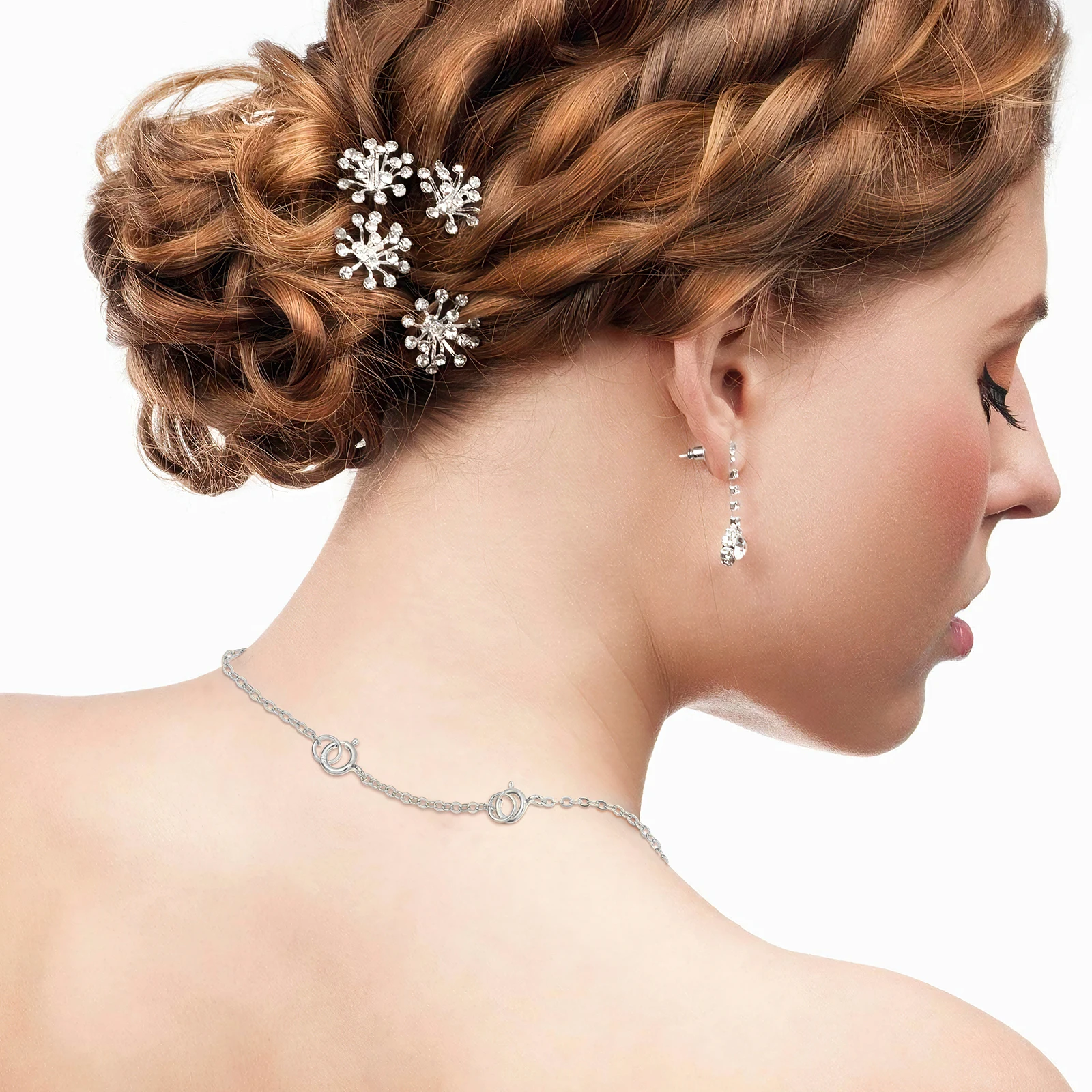 

3pcs Pure Silver Extender Chain Adjustable Diy Jewelry Making Accessories For Necklaces Bracelets Clasp Extended