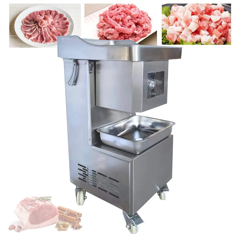 

Fresh Beef Slicer/Pork Meat Mutton Cutting Slicing Machine/Fresh Meat Strip Cutter Meat Shreds Cutter Machine