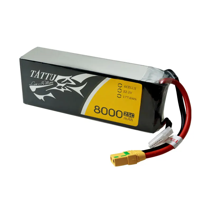 

Foxtech 6S 8000mAh Lipo Batter for UAV Battery Drone battery