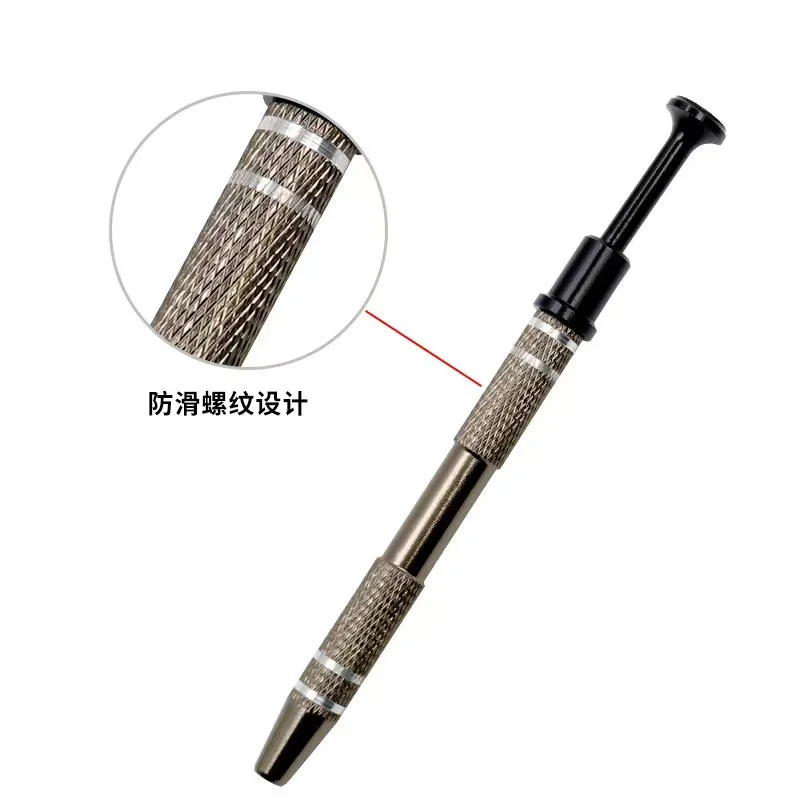 1pc 4プロングピック、ピンセットステンレス鋼、4爪ピックアップツール、宝石商のピックアップツール、小さな部品ピックアップ用