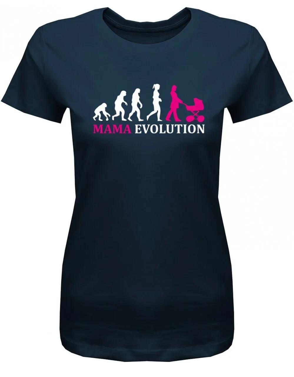 Mama Evolution Mutter Damen T Shirt