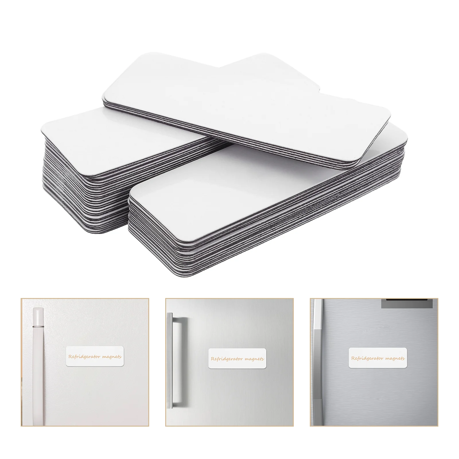 

108Pcs Magnetic Name Stickers Reusable Writable Dry Erase Labels for Classroom Locker Fridge Storage Dry Erase Magnetic Labels