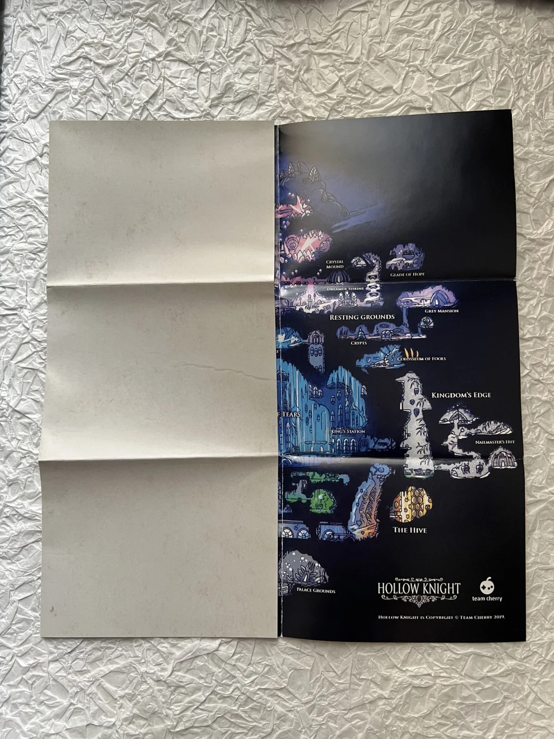 Game Hollow Knight Instruction Manual Photo Album Cosplay Game map Cartoon Book Introduction letter Decorations Collection Gift