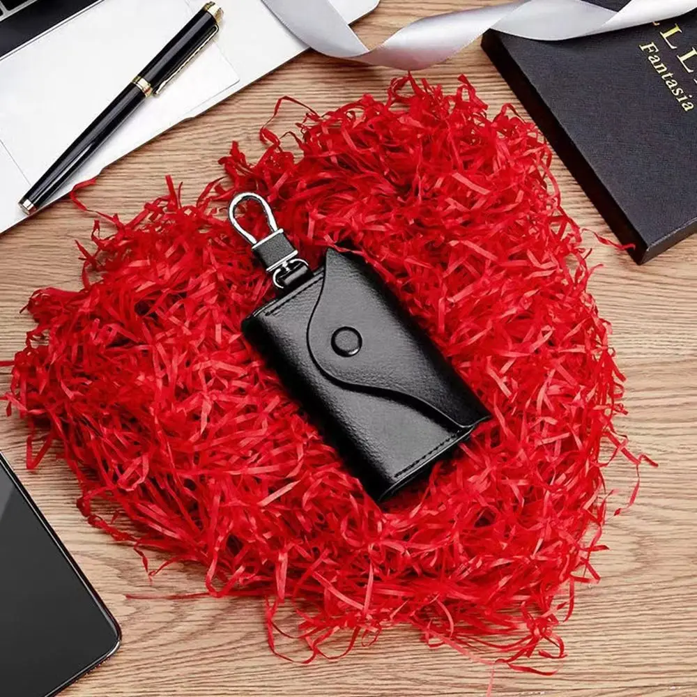 Коробка для ключей Компактный зажим для ключей Чехол для ключей из искусственной кожи Большой емкости Органайзер для ключей от автомобиля Кошелек для ключей на молнии Сумка для ключей Мужской держатель для ключей