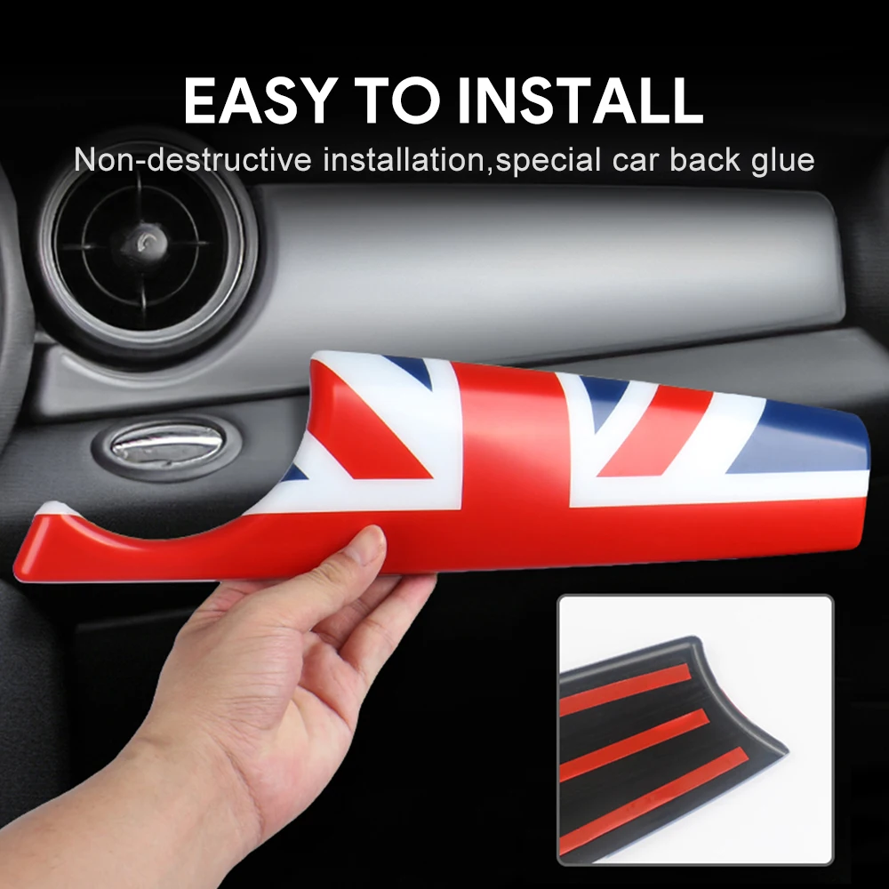 

AMBERMILE for Mini Cooper R55 R56 R57 2009-2013 Car Dashboard Trim Panel Cover Sticker Case Interior Car-Styling Case Accessory