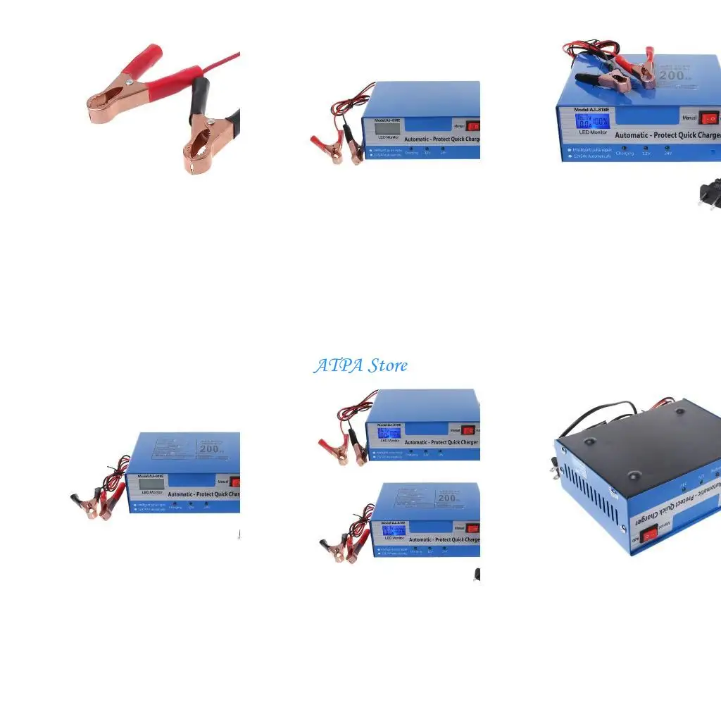 

U13C 12 В/24 В Автоматическое быстрое зарядное устройство Интеллектуальный импульсный ремонт Грузовик Хранение