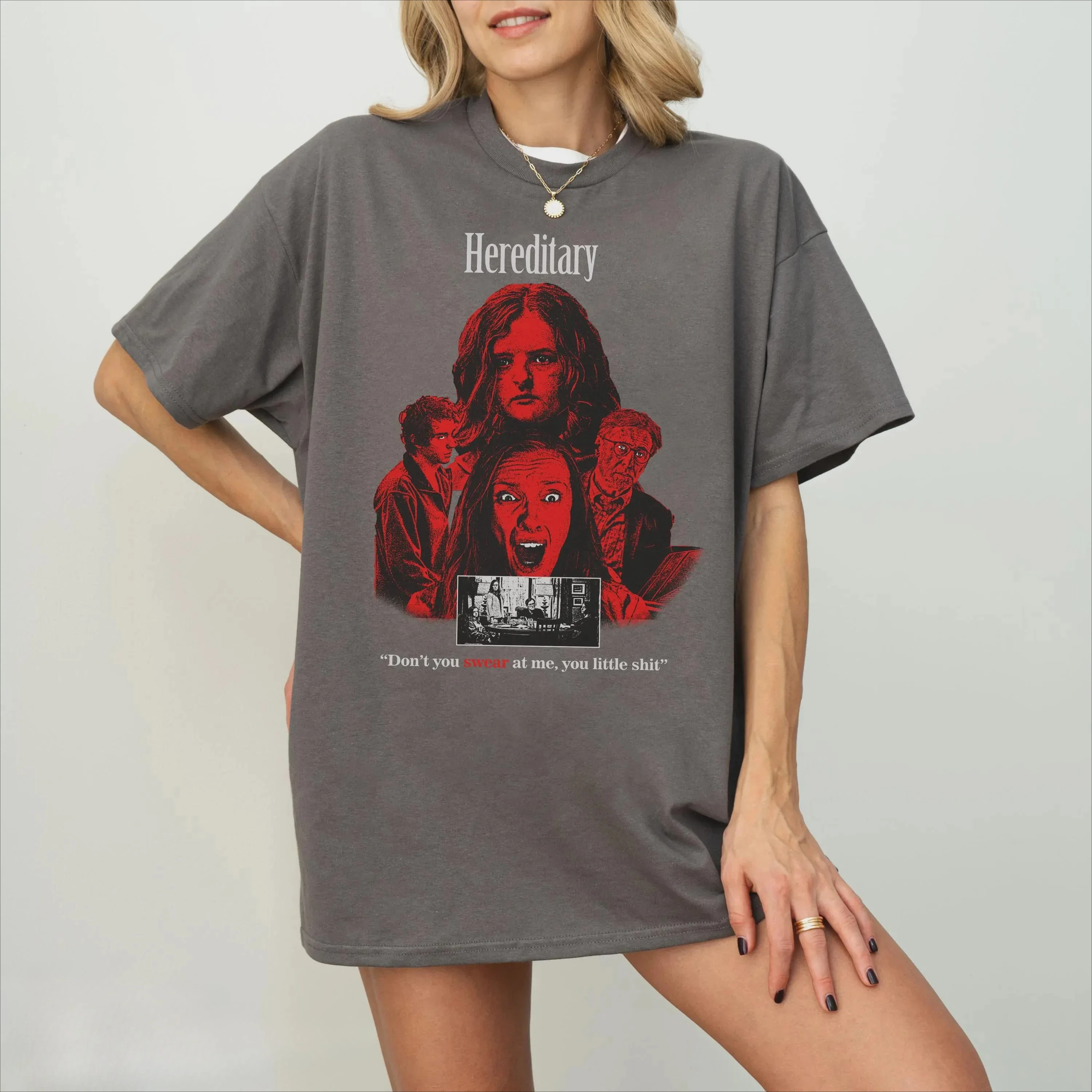 الرجعية الفيلم الوراثي قميص وراثي تي شيرت الرجعية الفيلم قمصان خمر الفيلم عاشق قميص ميلي شابيرو خمر الرعب قميص #1