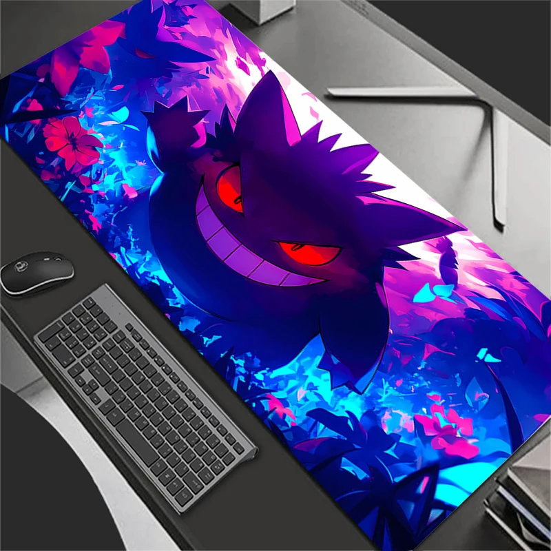 لوحة الماوس P-Pokemons G-Gengar ألعاب كمبيوتر شخصي كبير 900x400 XXL حصيرة مكتبية لوحة المفاتيح أنيمي الألعاب اكسسوارات لوحة الماوس السجاد #3