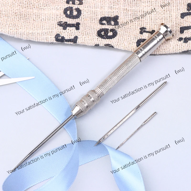 ZOCI-Leather Sewing Awl Repair Kit Replaceable Punch Stitching Needles With Awl Handle For Shoes Stitching DIY Leathercraft