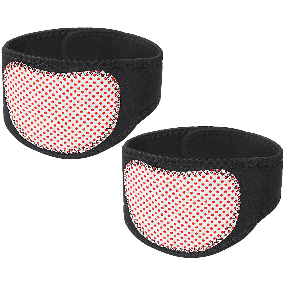 

2pcs Massage Arm Guard Self-heating Neck Wrap Relaxing Band Magnet Protective Unisex Travel SBR Heat Muscle Aches Inflammation