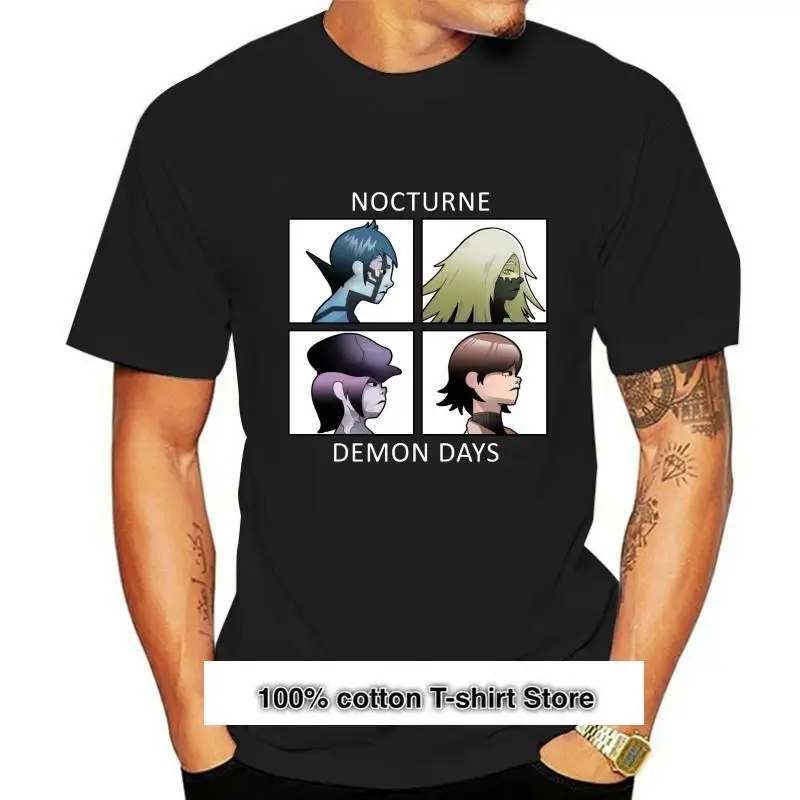 

Camiseta nocturna de Demon Days para hombre, camisa de Shin Megami Tensei, camisetas para mujer