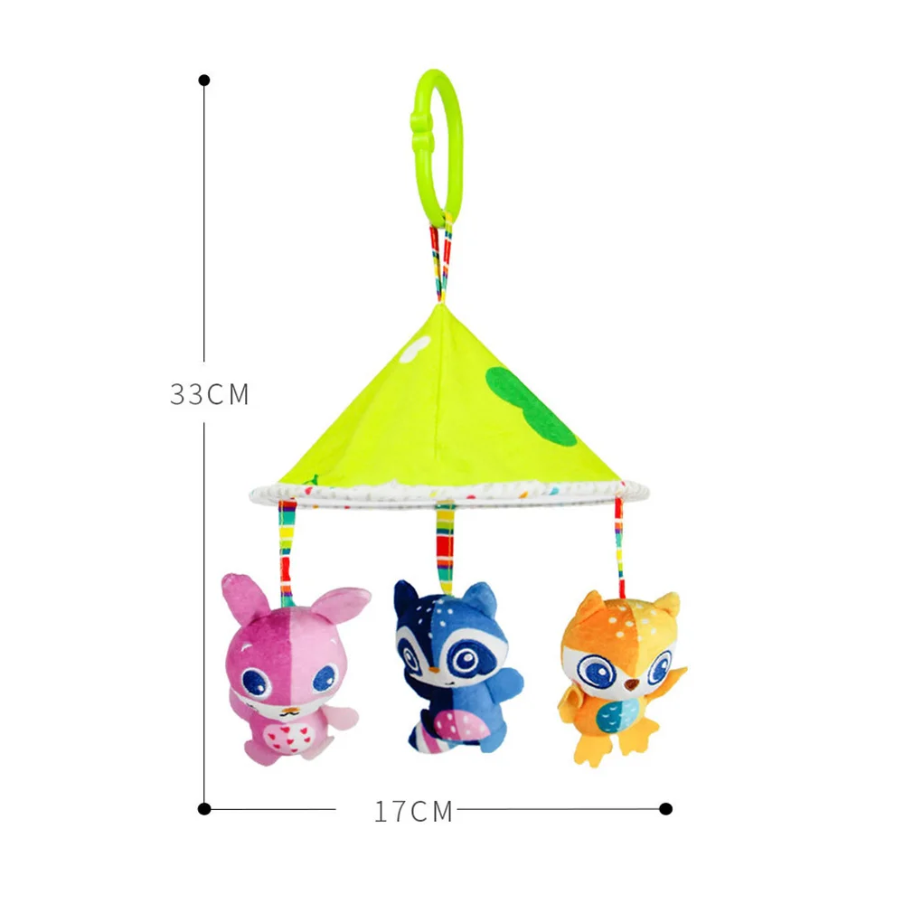 Giocattolo di peluche infantile Animali dei cartoni animati Letto di peluche Bambola di avvolgimento Decorazione del letto del bambino