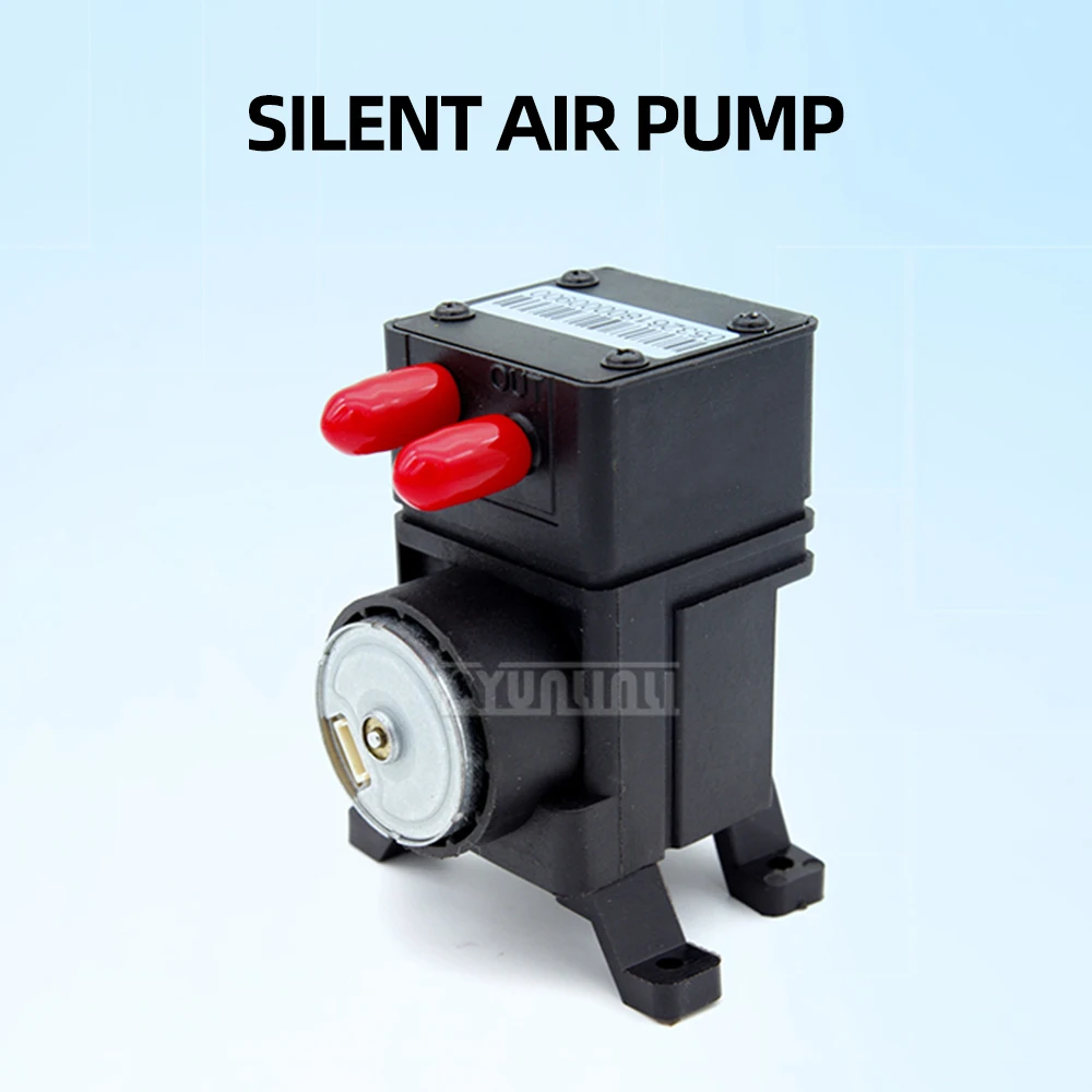 12V Portable air pump silent Dual-purpose pump for pumping and pumping air Micro Diaphragm Pump D23