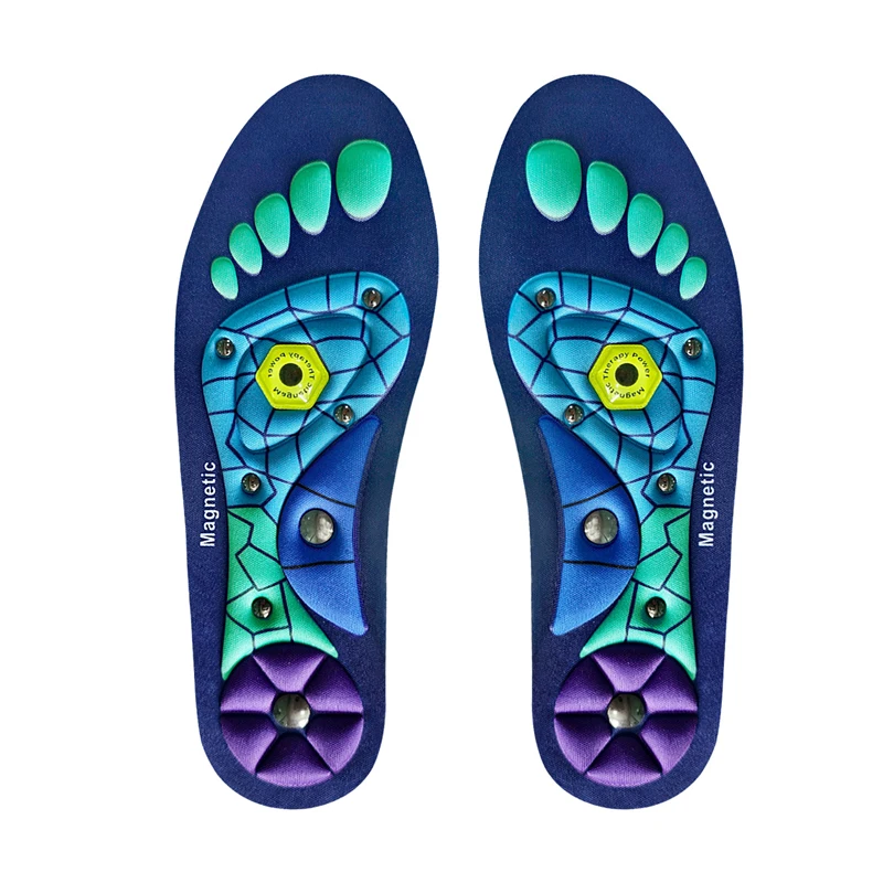 Magnetische Therapie Massage Inlegzolen Mannen Voet Acupunt Massage Inlegzolen Steunzool Orthopedische binnenzool Comfort Schoen Pads 1 Paar/2 Paar